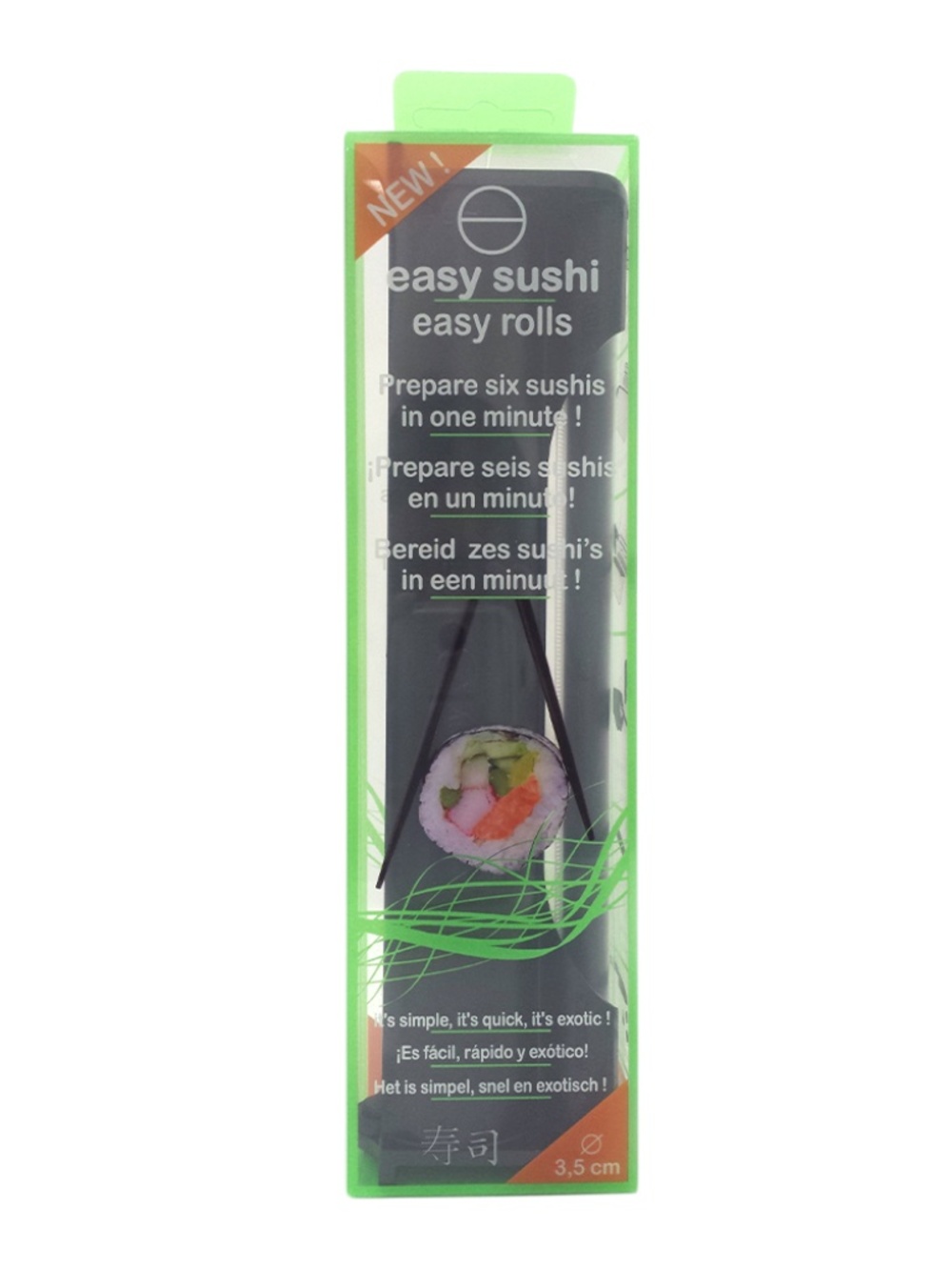 NWT Easy Sushi Maki-Roll Maker – Sushi Rolling Tool (3.5 cm) NEW